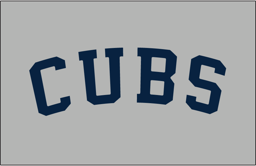 Chicago Cubs 1920 Jersey Logo iron on paper